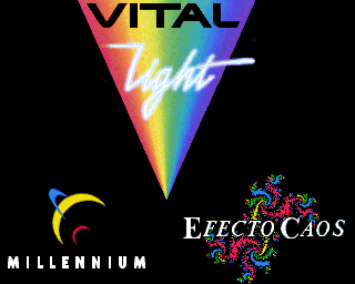 Vital Light title screen for Amiga CD32